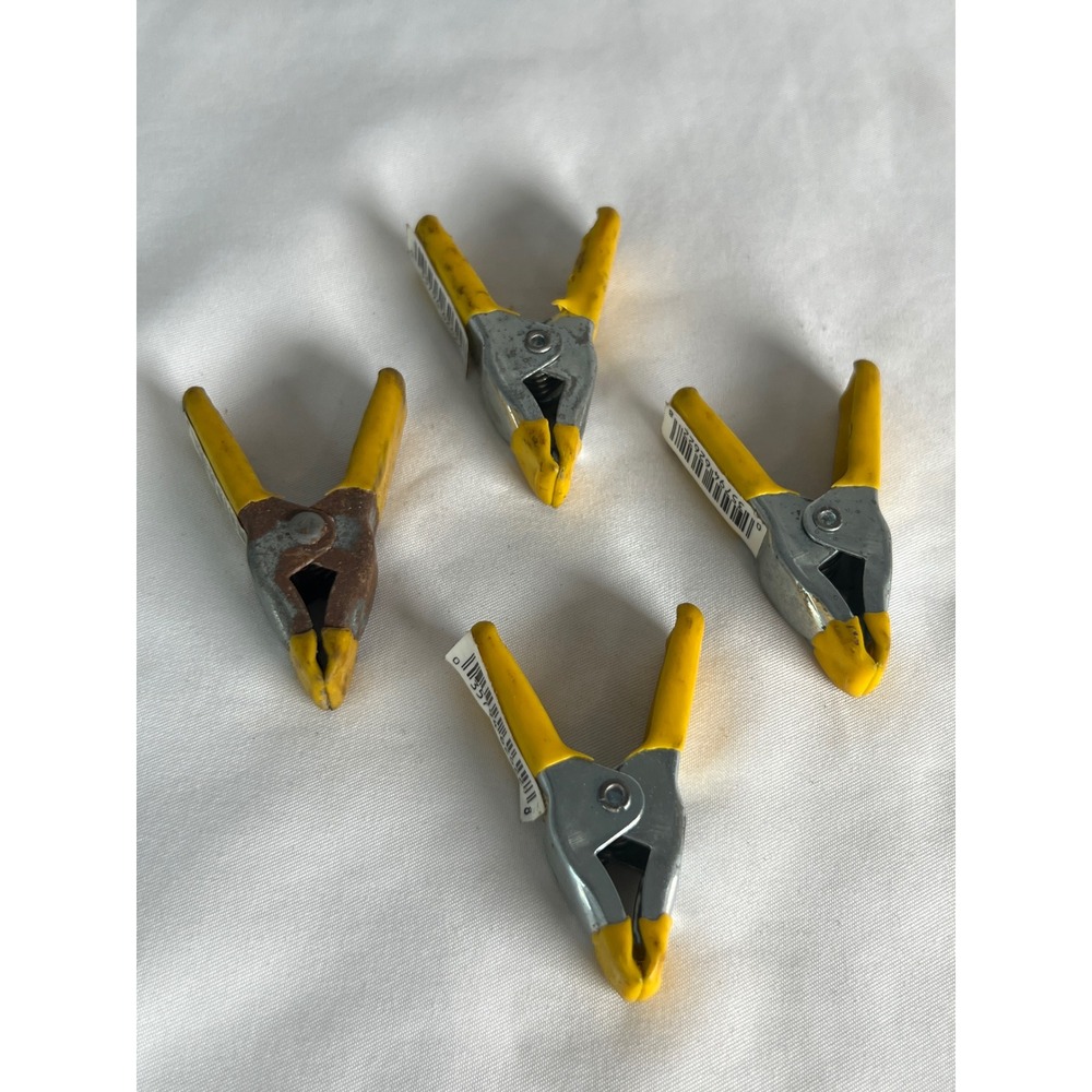 Heavy Duty Spring Clamps Unisex OS Yellow Good